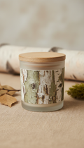 Birch Moss natural wax candle