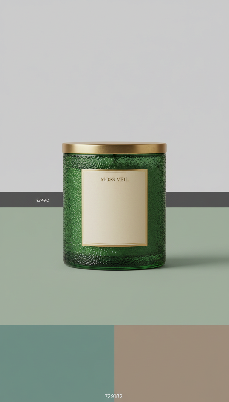 Moss Veil natural fragrance candle