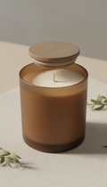 Peat Brown hand-poured candle
